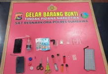 Pengedar Sabu Diciduk di Kamar Kos Pacarnya