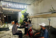Kapolsek SelaparangTurun Langsung Antisipasi Perang Petasan di Monjok
