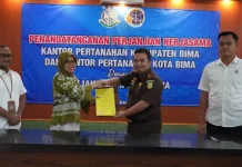 Kantor Pertanahan Kota Bima dan Kejari Teken Kerja Sama Perdata dan TUN