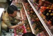 Sidak Pasar, Dinkes Temukan Mamin Berbahaya