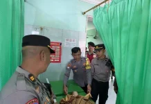 Balita Hanyut di Kali Seganteng, Polisi Lakukan  Evakuasi Korban