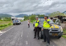 Polsek Gunungsari Bubarkan Remaja Ngabuburit sambil Balap Liar