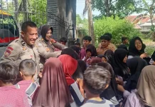 Polda NTB Tanamkan Kesadaran Kamtibmas sejak Dini di SDN 2 Gunungsari