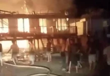 Jelang Sahur, Amukan Api Ludeskan Rumah di Tarano
