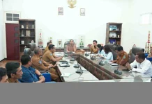 Pemkot Bima Gelar Bahas  Kelancaran Pembangunan Kolam Retensi Amahami