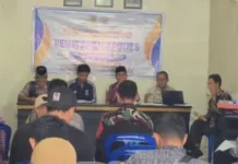 Babinsa Aikmel Timur, dukung  Musdes penetapan APBDes 2026 yang Transparan