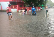 Hujan Deras Picu Banjir di Sejumlah Wilayah Kabupaten Bima