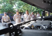 Polda NTB Gelar Pengecekan Senjata Api Dinas Personel
