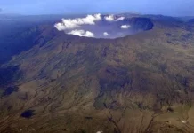 Gunung Tambora Status Level Waspada