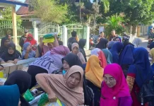 Warga Kelurahan Rabadompu Antusias dengan Pasar Murah