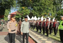 490 Personel Gabungan Siap Amankan Lebaran di Kota Mataram