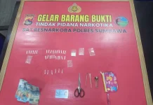 Pemilik Kafe Diringkus, 29 Poket Sabu Disita
