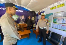 Cek Kesiapan Personil, Kapolres Bima Kota Kunjungi Pos Ops Ketupat Rinjani