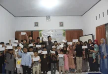Puluhan Anak Yatim Kediri Terima Santunan BAZNAS NTB
