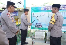 Polres Loteng Dirikan Pos Pengamanan, Siap Amankan Arus Mudik Lebaran 2026