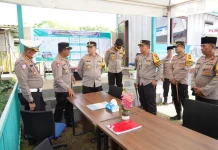 Polres Loteng Dirikan Pos Pengamanan Operasi Ketupat Rinjani di Titik Strategis
