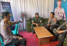 Wakapolres Lombok Timur Cek Kesiapan Pos Pengamanan jelang Idul Fitri