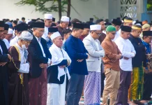 Shalat Ied di Bumi Gora Berlangsung Khidmat, BKPRMI NTB Dukung Program Gubernur