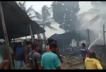 Diduga Korsleting Listrik, Asrama Ponpes Safinatunnajah Loteng Ludes Terbakar