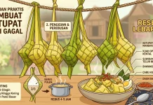 Cara Membuat Ketupat yang Kenyal, Padat, dan Anti Gagal