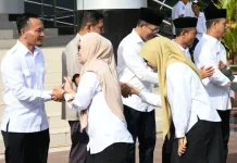 Apel Perdana Pemkab Lotim, Pererat Silaturahmi dan Semangat ASN