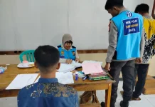Seleksi Awal Anggota Polri di Polres Bima Kabupaten Diserbu Pendaftar