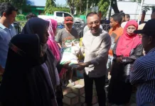 Wali Kota Bima Salurkan Bantuan Pangan Tahap I di Lewirato
