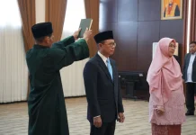Pelantikan Wakil Rektor Unram Tekankan Integritas dan Kinerja