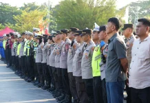 Seribu Lebih Personel Gabungan Amankan Lebaran Topat di Mataram