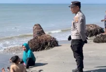 Polres Lombok Timur Perketat Pengamanan  di  Kawasan Pantai
