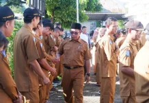 Pemdes Bentek Gelar Apel dan Halal Bihalal, Perkuat Soliditas Pasca Idul Fitri