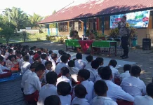 Polisi Sosialisasikan Anti-Bullying di SDN 46 Ampenan, Libatkan 183 Siswa