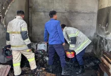 Kebakaran Gudang di Kelayu Berhasil Dipadamkan dengan Cepat