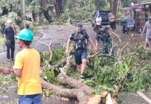 Angin Kencang 26 Rumah di Dompu Terdampak