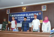 Musorkab KONI, Bupati Bima: Ayo Raih Prestasi