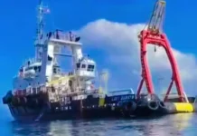 Kapal Tongkang di Teluk Cempi Disebut Bagian Studi Kelayakan PT STM