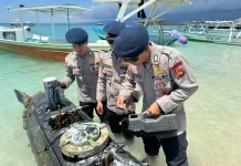 Tim Gegana Polda NTB Pastikan Benda Mirip Torpedo di Gili Trawangan Bukan Bom