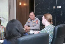 Kapolda NTB dan Polisi Federal Australia Bahas Pencegahan Eksploitasi Anak