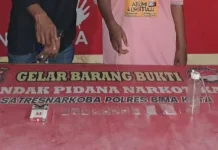 Dua Terduga Pengedar Sabu di Kota Bima Dibekuk ,  Delapan Paket Sabu Diamankan
