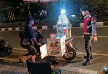 Patroli Kota Presisi Hadir di Taman Sangkareang, Polisi Sapa Warga dan Pelaku UMKM