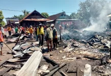 Empat Rumah di Bima Ludes Terbakar, Kerugian Capai Rp230 Juta