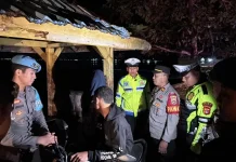 Patroli tengah Malam, Satlantas Polres Bima Sisir Jalur Rawan Cegah Balap Liar