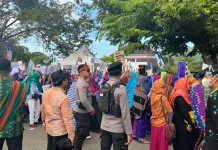 Polres Bima Kota Kawal dan Amankan Festival Rimpu Mantika