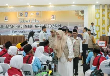 Wagub NTB Minta Jemaah Haji Embarkasi Lombok Saling Jaga di Tanah Suci