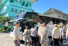 Lansia Warnai Keberangkatan Kloter 5 Jemaah Calon Jemaah Haji Asal Mataram