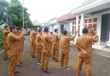 Apel Akhir April, Pemdes Bentek Perkuat Evaluasi dan Sinergi Pelayanan Publik