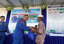 Polairud Hadir dengan Hati, Sambang Nusa Presisi Sentuh Pulau Medang Sumbawa