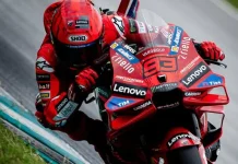 Marc Marquez Terjatuh, Ducati Lenovo Team Pulang Tanpa Poin di GP Spanyol
