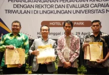 Unram Perkuat Tata Kelola melalui Penandatanganan Kinerja dan Evaluasi IKU
