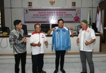 Bupati Lotim Buka Raker KONI, Tekankan Pembinaan Atlet dan Loyalitas